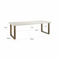 Richmond Interiors RICHMOND stół jadalniany WHITEBONE BRASS 235 Richmond Interiors RICHMOND stół jadalniany WHITEBONE BRASS 235