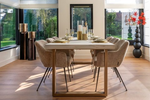 Richmond Interiors RICHMOND stół jadalniany WHITEBONE BRASS 235 Richmond Interiors RICHMOND stół jadalniany WHITEBONE BRASS 235