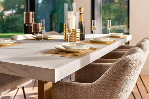 Richmond Interiors RICHMOND stół jadalniany WHITEBONE BRASS 235 Richmond Interiors RICHMOND stół jadalniany WHITEBONE BRASS 235