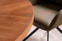 STÓŁ AMADEO OKRĄGŁY SIGNAL MDF + OKLEINA NATURALNA ORZECH/ PODSTAWA METALOWA CZARNY MAT FI 100 DO SALONU JADALNI LOKALU STÓŁ AMADEO OKRĄGŁY SIGNAL MDF + OKLEINA NATURALNA ORZECH/ PODSTAWA METALOWA CZARNY MAT FI 100 DO SALONU JADALNI LOKALU