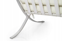 SOFA BARCELON PRESTIGE biała - WŁOSKA SKÓRA naturalna PIKOWANA STAL POLEROWANA KING HOME TRZYOSOBOWA SOFA BARCELON PRESTIGE biała - WŁOSKA SKÓRA naturalna PIKOWANA STAL POLEROWANA KING HOME TRZYOSOBOWA