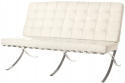 SOFA BARCELON PRESTIGE biała - WŁOSKA SKÓRA naturalna PIKOWANA STAL POLEROWANA KING HOME TRZYOSOBOWA SOFA BARCELON PRESTIGE biała - WŁOSKA SKÓRA naturalna PIKOWANA STAL POLEROWANA KING HOME TRZYOSOBOWA