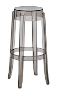 STOŁEK BAROWY HOKER Duch D2.DESIGN SZARY TRANSPARENTNY 75cm TWORZYWO Z PODPÓRKĄ NA NOGI STOŁEK BAROWY HOKER Duch D2.DESIGN SZARY TRANSPARENTNY 75cm TWORZYWO Z PODPÓRKĄ NA NOGI