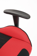 Halmar CAYMAN fotel obrotowy, gabinetowy czerwony / czarny gamingowy diablo Gamingowe TILT