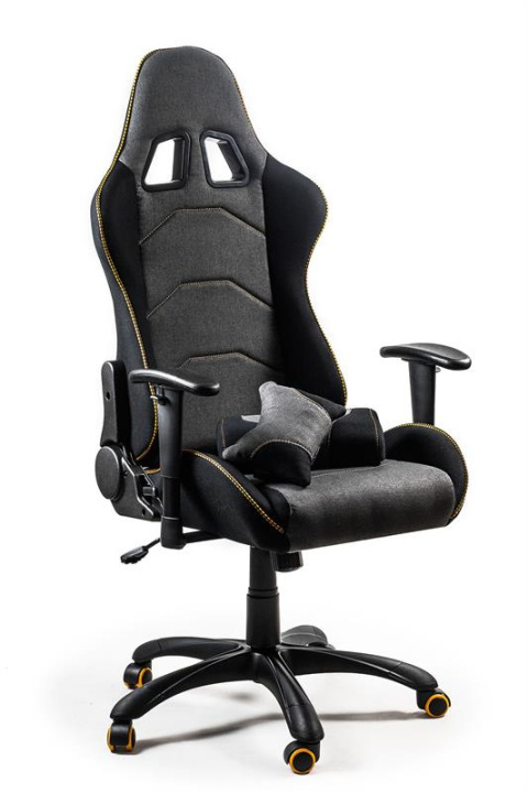 Halmar EVOLVE PRO Gaming fotel obrotowy, gabinetowy czarno-szarobeżowy-pomarańczowy Multiblock Halmar EVOLVE PRO Gaming fotel obrotowy, gabinetowy czarno-szarobeżowy-pomarańczowy Multiblock