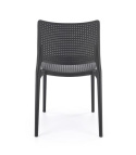 Halmar K514 krzesło czarny, materiał: polipropylen, możliwość sztaplowania