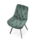 Halmar K519 krzesło ciemny zielony, funkcja obracania, tkanina - velvet / stal malowana proszkowo Halmar K519 krzesło ciemny zielony, funkcja obracania, tkanina - velvet / stal malowana proszkowo