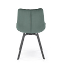 Halmar K519 krzesło ciemny zielony, funkcja obracania, tkanina - velvet / stal malowana proszkowo Halmar K519 krzesło ciemny zielony, funkcja obracania, tkanina - velvet / stal malowana proszkowo