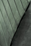 Halmar K521 krzesło ciemny zielony, tkanina - velvet / stal malowana proszkowo Halmar K521 krzesło ciemny zielony, tkanina - velvet / stal malowana proszkowo
