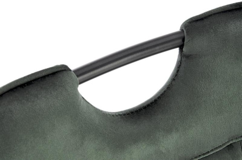 Halmar K521 krzesło ciemny zielony, tkanina - velvet / stal malowana proszkowo Halmar K521 krzesło ciemny zielony, tkanina - velvet / stal malowana proszkowo