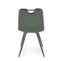 Halmar K521 krzesło ciemny zielony, tkanina - velvet / stal malowana proszkowo Halmar K521 krzesło ciemny zielony, tkanina - velvet / stal malowana proszkowo