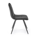 Halmar K521 krzesło czarny, tkanina - velvet / stal malowana proszkowo Halmar K521 krzesło czarny, tkanina - velvet / stal malowana proszkowo