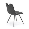 Halmar K521 krzesło czarny, tkanina - velvet / stal malowana proszkowo Halmar K521 krzesło czarny, tkanina - velvet / stal malowana proszkowo