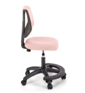 Halmar NANI fotel obrotowy do biurka, młodzieżowy różowy, tkanina membranowa / siatka