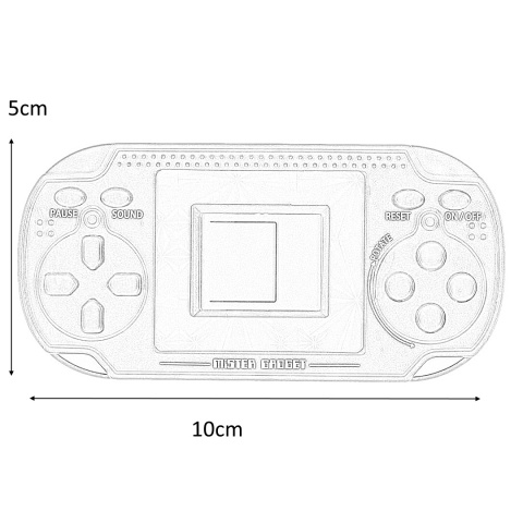 KONSOLA z mini grami CZARNA 23 GRY Intesi RETRO KONSOLA z mini grami CZARNA 23 GRY Intesi RETRO