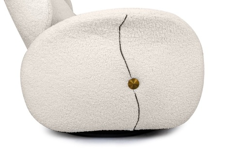 FOTEL OBROTOWY TAPE TEDDY King Home BIAŁY TAPICERKA TKANINA TEDDY PODSTAWA METAL CZARNY DO SALONU DO POKOJU FOTEL OBROTOWY TAPE TEDDY King Home BIAŁY TAPICERKA TKANINA TEDDY PODSTAWA METAL CZARNY DO SALONU DO POKOJU