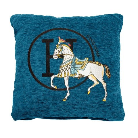 King Home Poduszka dekoracyjna PARIS HOME niebieska King Home Poduszka dekoracyjna PARIS HOME niebieska