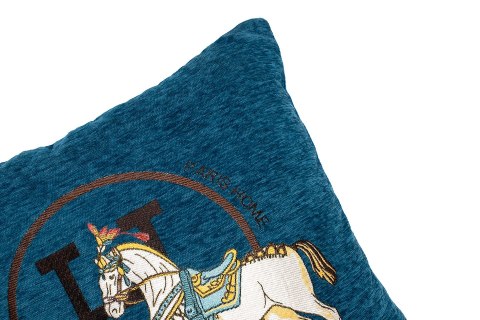 King Home Poduszka dekoracyjna PARIS HOME niebieska King Home Poduszka dekoracyjna PARIS HOME niebieska