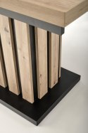STÓŁ ROZKŁADANY LAMELLO 130-180/80 cm DĄB ARTISAN / CZARNY HALMAR PROSTOKĄTNY PŁYTA LAMINOWANA STÓŁ ROZKŁADANY LAMELLO 130-180/80 cm DĄB ARTISAN / CZARNY HALMAR PROSTOKĄTNY PŁYTA LAMINOWANA