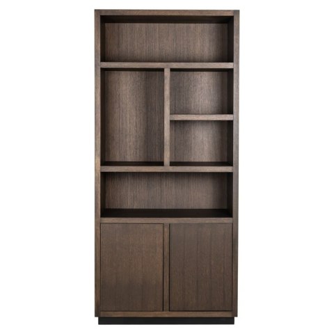 Richmond Interiors RICHMOND regał na książki OAKURA 1 brązowy Richmond Interiors RICHMOND regał na książki OAKURA 1 brązowy