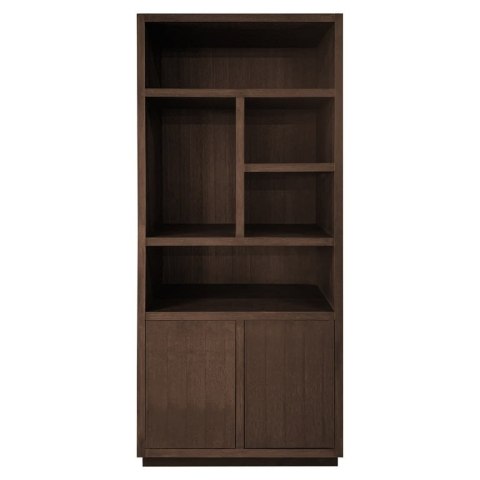 Richmond Interiors RICHMOND regał na książki OAKURA 1 brązowy Richmond Interiors RICHMOND regał na książki OAKURA 1 brązowy