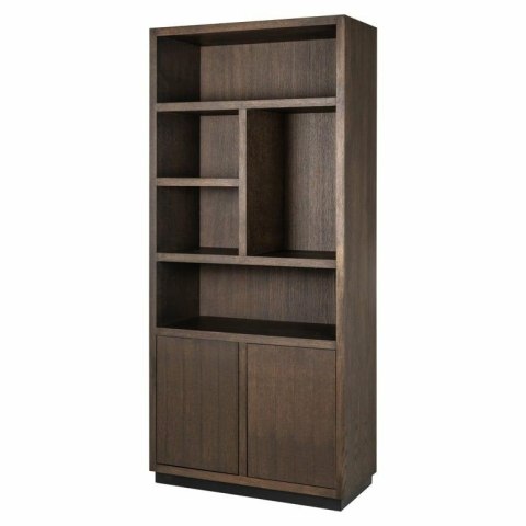 Richmond Interiors RICHMOND regał na książki OAKURA 2 brązowy Richmond Interiors RICHMOND regał na książki OAKURA 2 brązowy
