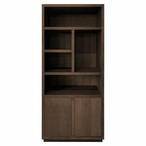 Richmond Interiors RICHMOND regał na książki OAKURA 2 brązowy Richmond Interiors RICHMOND regał na książki OAKURA 2 brązowy