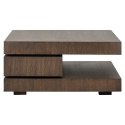 Richmond Interiors RICHMOND stolik kawowy OAKURA BLOK C brązowy Richmond Interiors RICHMOND stolik kawowy OAKURA BLOK C brązowy