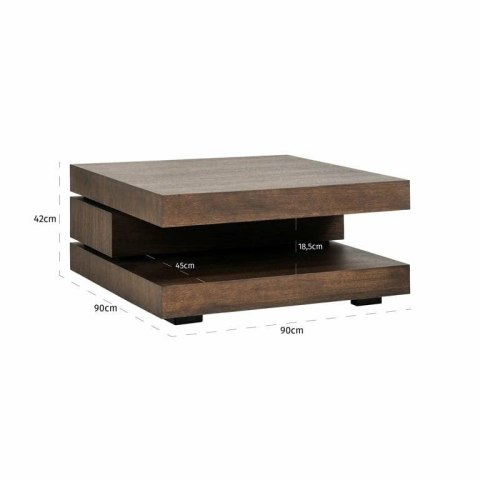 Richmond Interiors RICHMOND stolik kawowy OAKURA BLOK C brązowy Richmond Interiors RICHMOND stolik kawowy OAKURA BLOK C brązowy