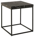 ACTONA Stolik Barossa 40x40cm czarny marmur ACTONA Stolik Barossa 40x40cm czarny marmur