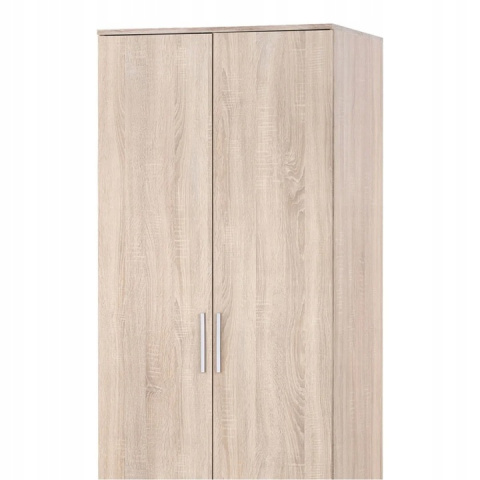 SZAFA DWUDRZWIOWA Z SZUFLADAMI NA UBRANIA LIMA S-2 Halmar DĄB SONOMA MDF laminat OBRZEŻA ABS szuflady SZAFA DWUDRZWIOWA Z SZUFLADAMI NA UBRANIA LIMA S-2 Halmar DĄB SONOMA MDF laminat OBRZEŻA ABS szuflady
