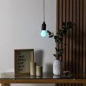 Intesi Lampa wisząca żarówka multikolor czarna Intesi Lampa wisząca żarówka multikolor czarna