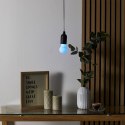 Intesi Lampa wisząca żarówka multikolor czarna Intesi Lampa wisząca żarówka multikolor czarna