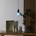 Intesi Lampa wisząca żarówka multikolor czarna Intesi Lampa wisząca żarówka multikolor czarna