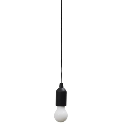 Intesi Lampa wisząca żarówka multikolor czarna Intesi Lampa wisząca żarówka multikolor czarna
