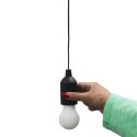 Intesi Lampa wisząca żarówka multikolor czarna Intesi Lampa wisząca żarówka multikolor czarna
