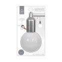 Intesi Lampa wisząca żarówka srebrna L Intesi Lampa wisząca żarówka srebrna L