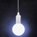 Intesi Lampa wisząca żarówka srebrna L Intesi Lampa wisząca żarówka srebrna L