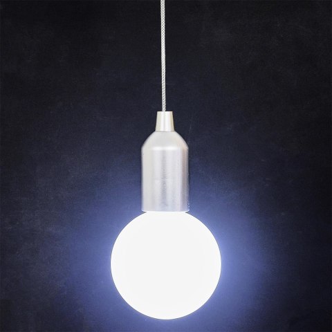 Intesi Lampa wisząca żarówka srebrna L Intesi Lampa wisząca żarówka srebrna L