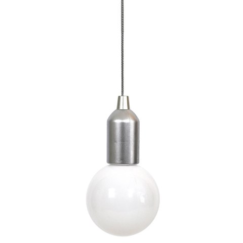 Intesi Lampa wisząca żarówka srebrna L Intesi Lampa wisząca żarówka srebrna L