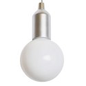 Intesi Lampa wisząca żarówka srebrna L Intesi Lampa wisząca żarówka srebrna L