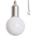 Intesi Lampa wisząca żarówka srebrna L Intesi Lampa wisząca żarówka srebrna L