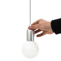 Intesi Lampa wisząca żarówka srebrna L Intesi Lampa wisząca żarówka srebrna L