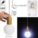 Intesi Lampa wisząca żarówka złota L Intesi Lampa wisząca żarówka złota L