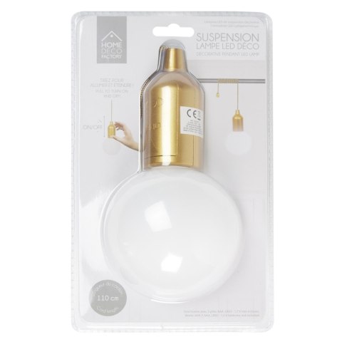 Intesi Lampa wisząca żarówka złota L Intesi Lampa wisząca żarówka złota L