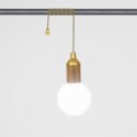 Intesi Lampa wisząca żarówka złota L Intesi Lampa wisząca żarówka złota L