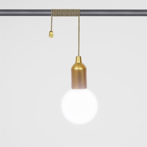 Intesi Lampa wisząca żarówka złota L Intesi Lampa wisząca żarówka złota L