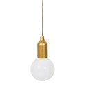 Intesi Lampa wisząca żarówka złota L Intesi Lampa wisząca żarówka złota L