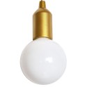 Intesi Lampa wisząca żarówka złota L Intesi Lampa wisząca żarówka złota L