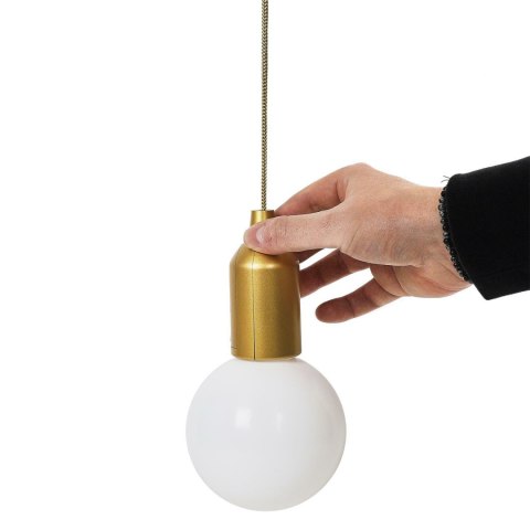Intesi Lampa wisząca żarówka złota L Intesi Lampa wisząca żarówka złota L